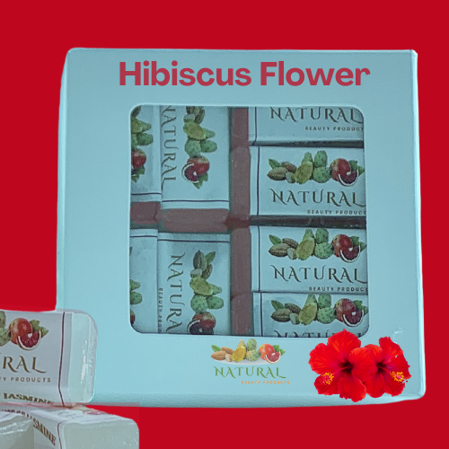 Hibiscus Flower Soap Bar Gift Box